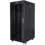 Lanberg FLOOR-STANDING RACK CABINET 19 27U 800X1200 BLACK LCD GLASS DOOR (FLAT PACK) | shoptok.hr