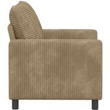 SOFA Sivosmeđa 126 x 81 x 87 5 cm Poliester - Sivosmeđa 110 cm | shoptok.hr