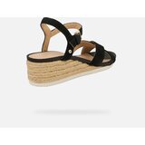 Geox Ischia Corda Black Women's Wedge Shoes - Women's | shoptok.hr
