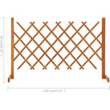  Rešetkasta ograda narančasta 120 x 90 cm masivna jelovina | shoptok.hr