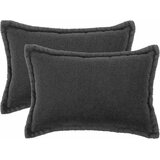  Presvlaka za jastuk 2 pcs HOUTEN Tamnosiva 30 x 50 cm Boucl&amp;eacute; Slike