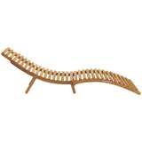  Ležaljka Smeđa 198 x 55 x 58,5 cm Čvrsto teak drvo | shoptok.hr