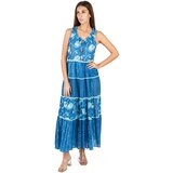 Isla Bonita By Sigris Dolge obleke Dolga Midi Obleka Modra Cene