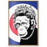  Plakat - Monkey Queen 29.7x42 Zlatni okvir | shoptok.hr