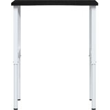  Radni stol tamnosmeđi 80x60x(71,5-98) cm masivno drvo hrast | shoptok.hr