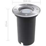  Vanjske LED podne svjetiljke 3 kom okrugle | Eponuda.com