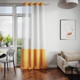  Curtain IRVETTE color white eyelets voile, velvet 140x270 ameliahome | shoptok.hr