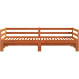  Dnevni krevet na razvlačenje voštano smeđi 80x200 cm | shoptok.hr