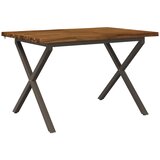  110 x 55 x 75 cm Čvrsto drvo akacije Prirodna i kava Pravokutni Slike
