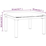  Sedežna garnitura 4-delna črn in siv poli ratan | Shoptok.si