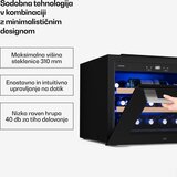 Klarstein Illuminosa vgradni hladilnik za vino | Moderno | UV-zaščita | 61 litrov | 19 steklenic | 60 cm | Shoptok.si