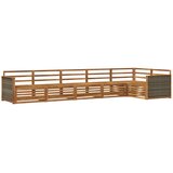 vidaXL Zunanja garnitura za sedenje 6 pcs Naravna Masiven les akacije, (5000282279) | Shoptok.si
