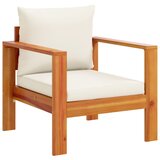 Maison Chic Vrtni Stoli - Stol za vrt z blazinami trden akacijev les JS765, (21877666) | Shoptok.si