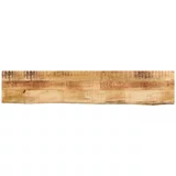 vidaXL Mizna plošča 140x30x2,5cm naraven rob trden robusten mangov les