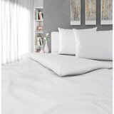 Novel posteljnina uni satin 200/200 cm saten bela | Shoptok.si