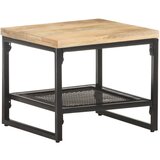 vidaXL Stranska mizica 40x40x35 cm trden mangov les Cene