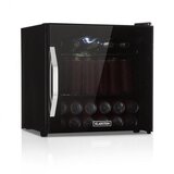 Klarstein Beersafe L Onyx, hladilnik za pijačo, E, LED, kovinske re&scaron;etke, steklena vrata, črna cene