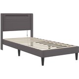  Okvir kreveta s madracem Siva 80 x 200 cm Umjetna koža - Siva 80 x 200 cm | shoptok.hr