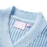 vidaXL Dječji kardigan pleteni plavi 92 | shoptok.hr