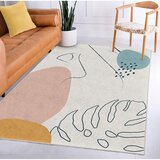 Mila Home kremno bela pralna preproga 80x150 cm abstract shapes – | Shoptok.si