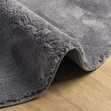  HUARTE kratkih vlakana mekani i perivi antracit Ø 80 cm | shoptok.hr