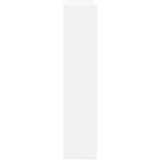 vidaXL Okvir za kamin bel 81x18x82 cm inženirski les | Shoptok.si