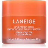 LANEIGE Lip Sleeping Mask nočna regeneracijska maska za ustnice odtenek Peach Iced Tea 20 g | Shoptok.si