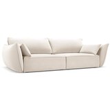 Mazzini Sofas Bež žametna sedežna garnitura 208 cm Vanda – | Shoptok.si