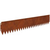  Ograda oko Travnjaka 10 pcs 103 x 20 cm Čelik Rđa | shoptok.hr