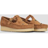 Clarks Originals Čevlji Derby WALLABEE T BAR Kostanjeva | Shoptok.si