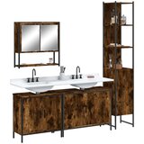 vidaXL 4-dijelni set kupaonskog namještaja boja hrasta drveni | shoptok.hr