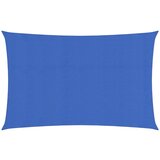 vidaXL Senčno jadro 160 g/m² modro 2x5 m HDPE Cene