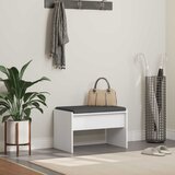  Klupa za hodnik s jastukom Bijelo 63 x 38 x 40 cm | shoptok.hr