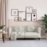  Dvosjed s jastucima krem baršun | shoptok.hr