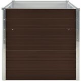  Povišena vrtna gredica smeđa 160 x 80 x 77 cm pocinčani čelik | Eponuda.ba
