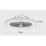  Lucci Air 513200 - LED prigušiva svetiljka sa ventilatorom OSLO LED/20W/230V bela + daljinski upravljač | Eponuda.com