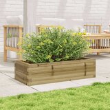  Vrtno cvetlično korito 90x40x23 cm impregnirana borovina | Shoptok.si