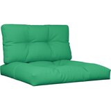  Jastuci za palete 2 kom zeleni od tkanine Zelena 80 x 80 x 12 cm | Shoptok.si