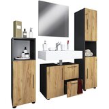 MID.YOU kopalnica flandu, antracit, hrast, 4-Delno | Shoptok.si
