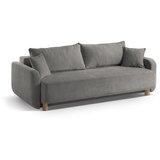 Micadoni Siva raztegljiva sedežna garnitura s prostorom za shranjevanje 231 cm Elen – | Shoptok.si