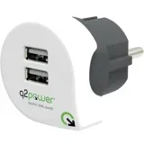 Punjač kućni za smartphone, tablete, 2 x USB, 2.4A, Dual USB Charger Europe