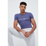 Emporio Armani Underwear Homewear majica kratkih rukava boja: tamno plava, s uzorkom | shoptok.hr