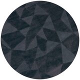 Flair Rugs Antracitno siva ročno tkana volnena okrogla preproga ø 160 cm Shard Charcoal – | Shoptok.si