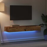  2-dijelni TV ormarić s LED svjetlima staro drvo 60x35x15,5 cm | Eponuda.com