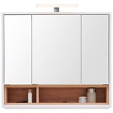 Mömax Omara Z Ogledalom Milano, Bela, Hrast, Led | Shoptok.si