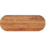 VidaXL Stolna ploča 140x50x2,5 cm ovalna od masivnog drva bagrema VidaXL Stolna ploča 140x50x2,5 cm ovalna od masivnog drva bagrema Slike
