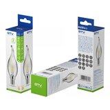 Gtv Žarulja sa žarnom niti s toplim svjetlom E14, 4 W – | shoptok.hr