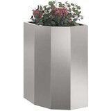  Kutni Sadič Srebrno 30 x 30 x 50 cm Nehrđajući čelik | shoptok.hr