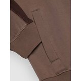 DC Flow Down 1/4 Zip Half-Zip Sweater morel Cene