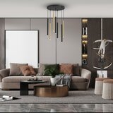  Visilica na sajli MONZA 7xG9/8W/230V crna/zlatna | Eponuda.com